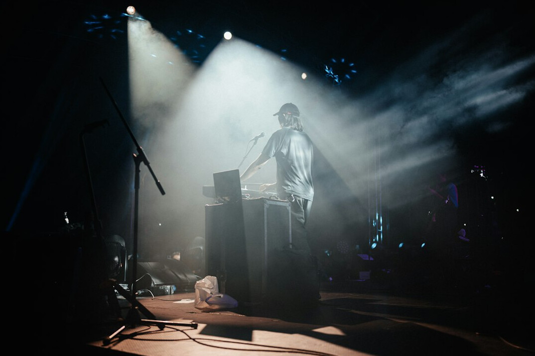 person overcoming fear on stage