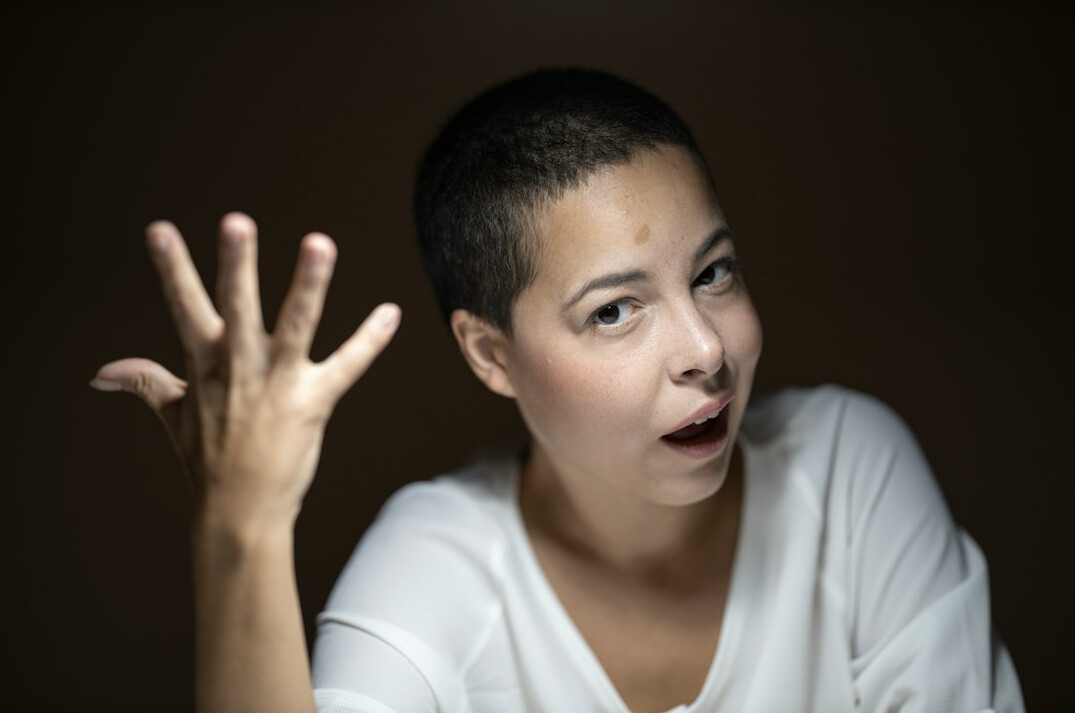 person saying no assertively