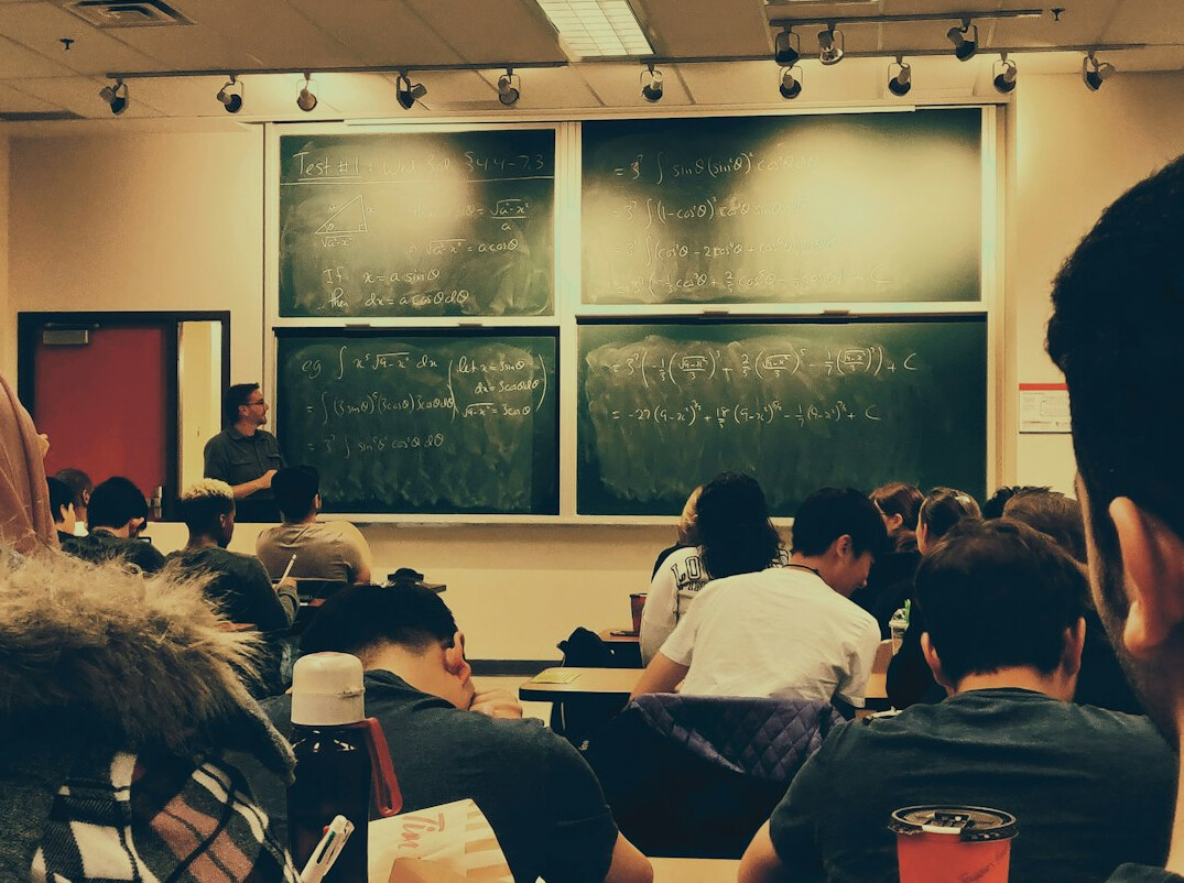 group discussion in classroom